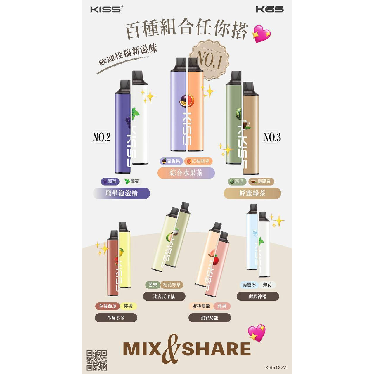 <p><strong>KIS5 6500口<br />
拋棄式/一次性</strong></p>